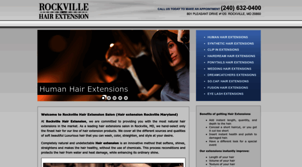 rockvillehairextension.com