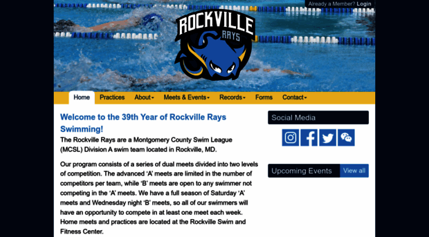 rockvillerays.swimtopia.com