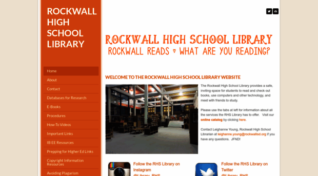 rockwallhighschoollibrary.weebly.com