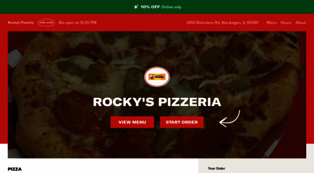 rockyspizzawaukegan.com