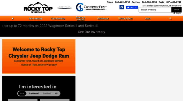 rockytopchryslerdodgejeep.com