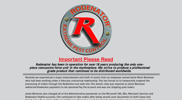 rodenator.com