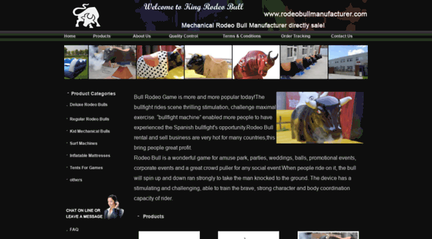 rodeobullmanufacturer.com