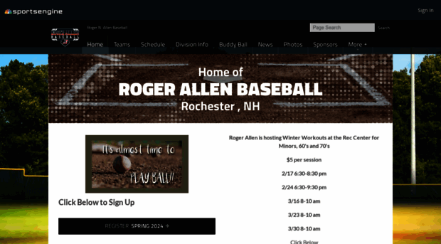 rogerallenbaseball.com