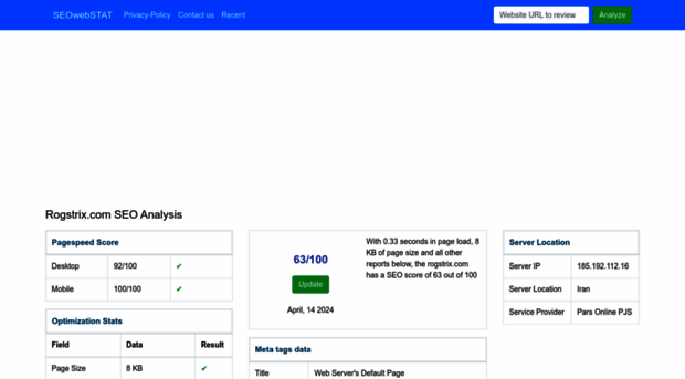 rogstrix.com.seowebstat.com