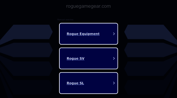 roguegamegear.com