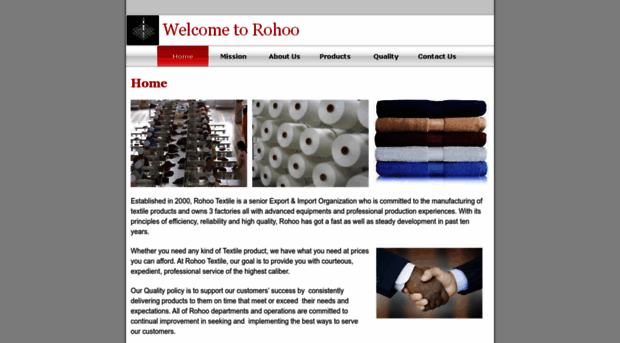 rohootextile.com