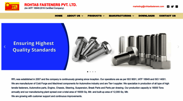 rohtasfasteners.com