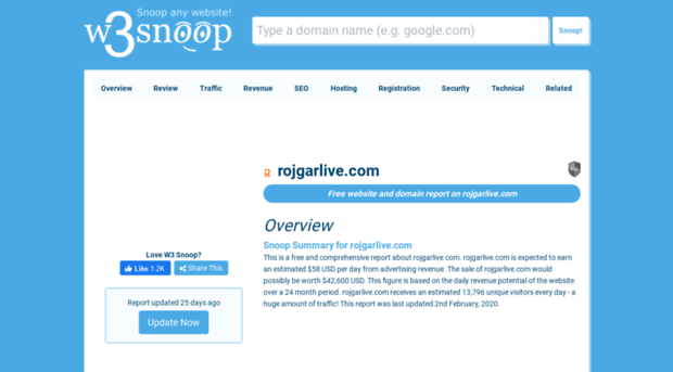 rojgarlive.com.w3snoop.com