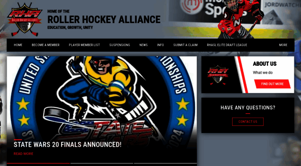 rollerhockeyalliance.com