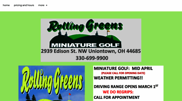 rollinggreensminiaturegolf.com