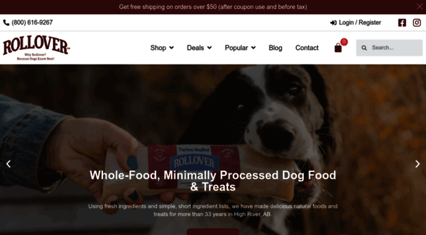 rolloverpetfood.com