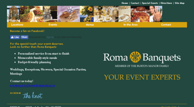 romabanquets.com