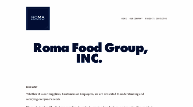 romafoodgroup.com