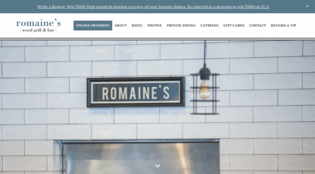 romainesrestaurant.com