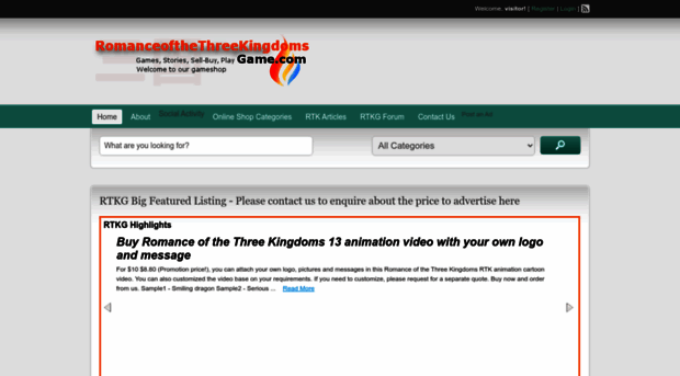 romanceofthethreekingdomsgame.com