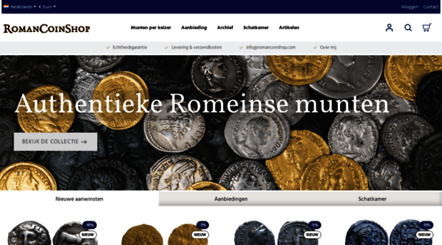 romancoinshop.com