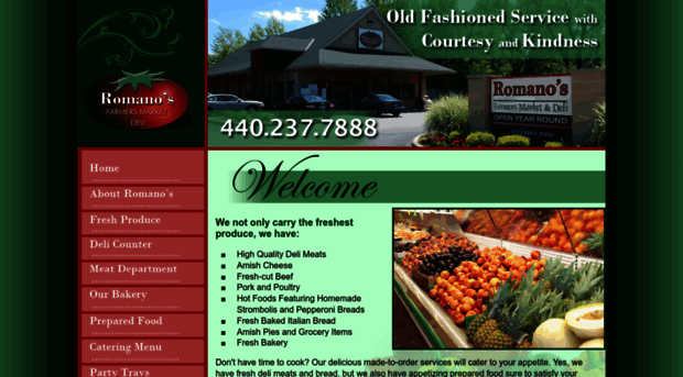 romanosfreshmarket.com