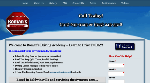 romansdrivingacademy.com