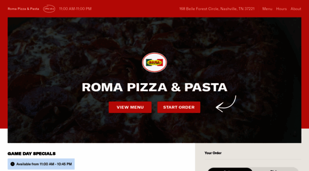 romapizzaandpastaofnashville.com