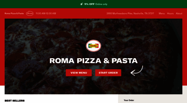 romapizzapastaorder.com