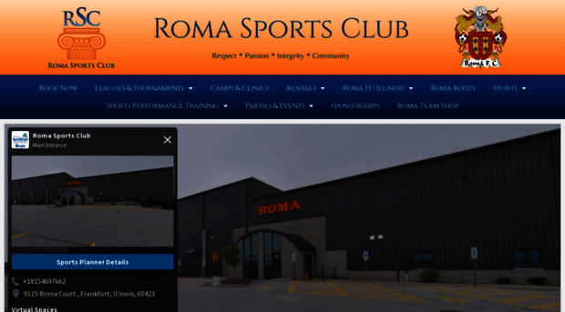 romasportsclub.com