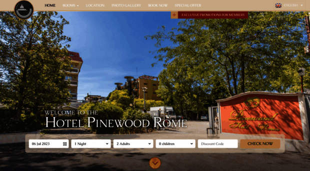 romehotelpinewood.com