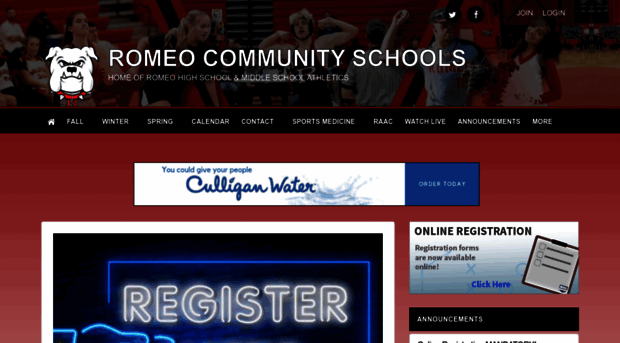 romeoathletics.com