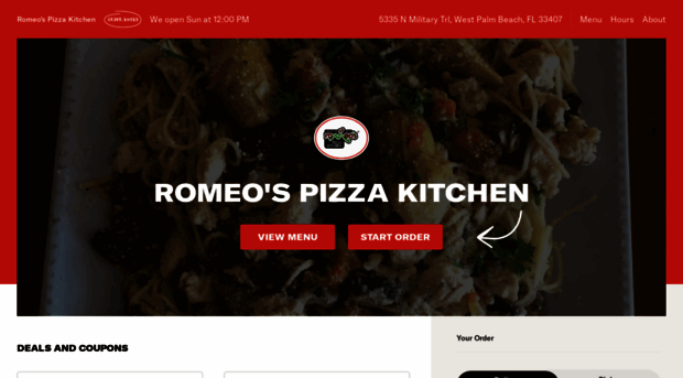 romeospizzakitchenmenu.com