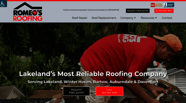 romeosroofing.com