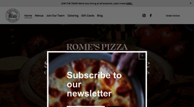 romespizza.com