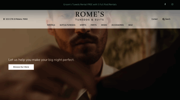 romestuxedos.com