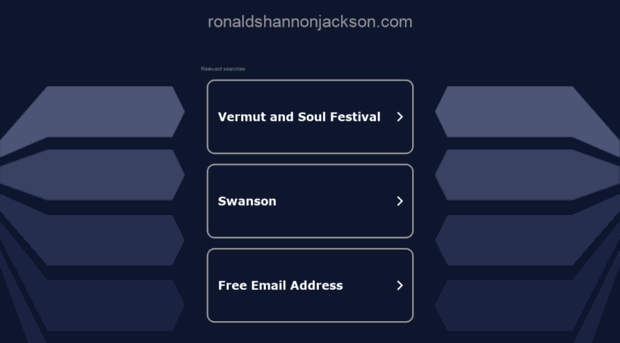 ronaldshannonjackson.com