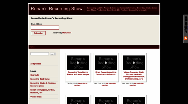 ronansrecordingshow.com