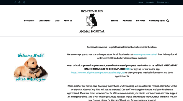 roncesvallesanimalhospital.com