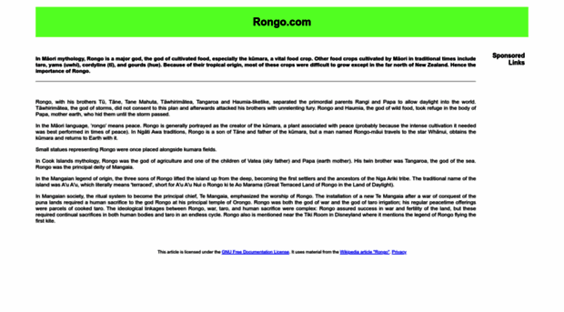 rongo.com