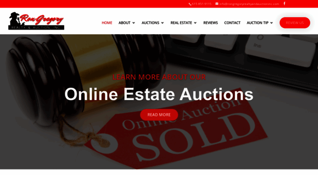 rongregoryrealtyandauctioninc.com