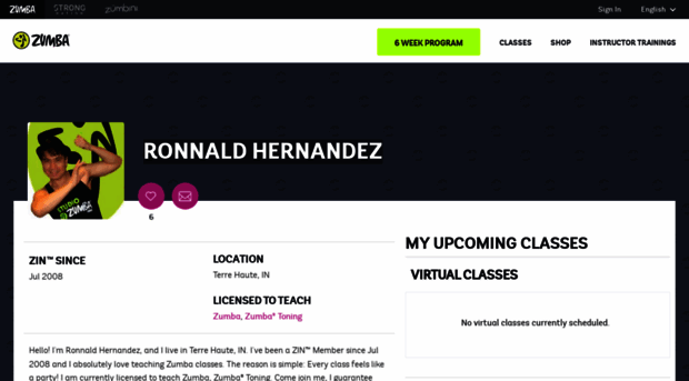 ronnaldhernandez.zumba.com