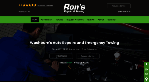 ronsautorepairandtowing.com