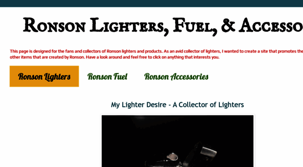 ronsonlighters.blogspot.com