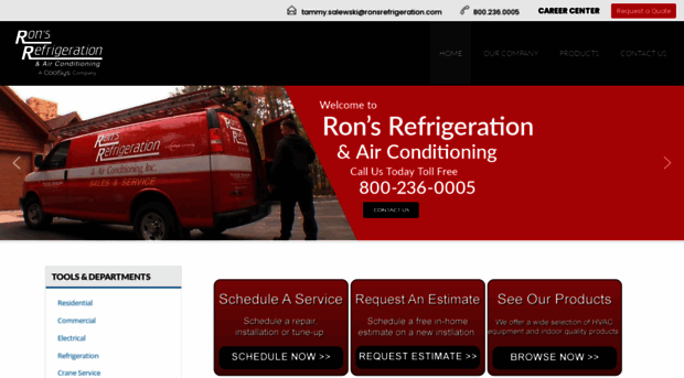 ronsrefrigeration.com