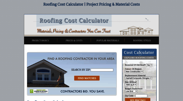 roofingcostcalculator.com