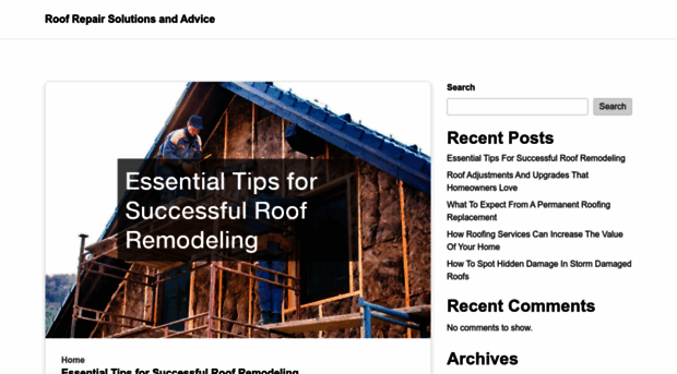 roofrepairsolutionsandadvice.com