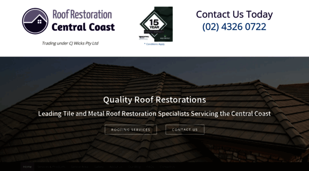 roofrestorationcentralcoast.com