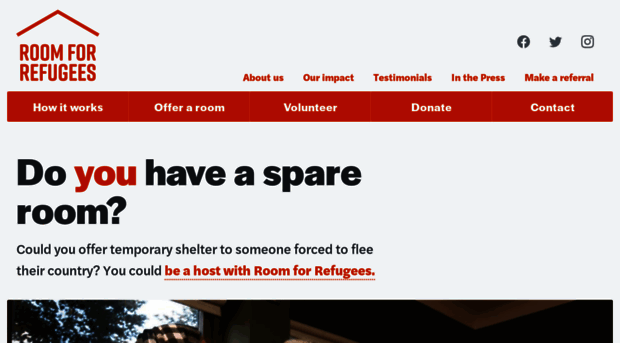 roomforrefugees.com