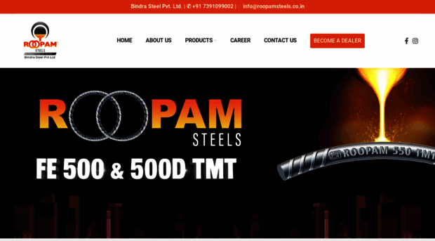 roopamsteels.co.in
