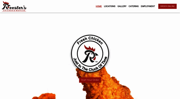 roosterschickenandwaffles.com