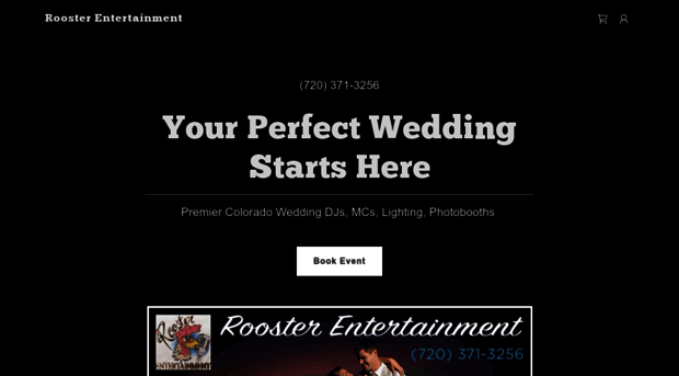 roosterweddingsandevents.com