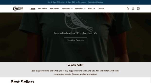rootedcomforts.com