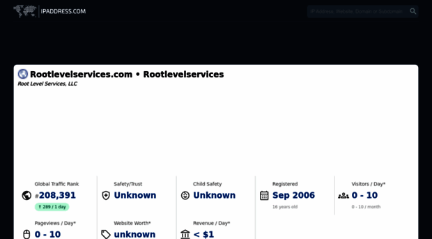 rootlevelservices.com.ipaddress.com